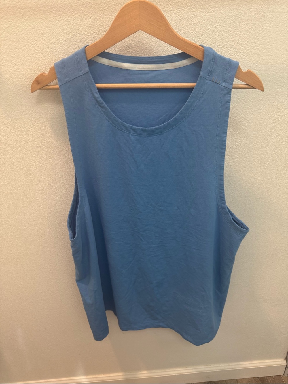 lululemon athletica Men’s Sleeveless Crew Tank - Light Blue